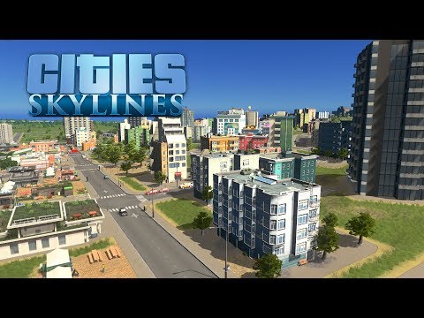 Видео: Cities Skylines - Расширение границ города и здания высокой плотности! #5