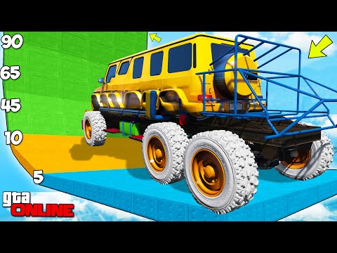 Видео: НА СКОЛЬКО ГРАДУСОВ ЗАЕДЕТ МОНСТР ТРАК ПО ОГРОМНОЙ ДУГЕ? ЭКСПЕРИМЕНТЫ В ГТА 5 ОНЛАЙН