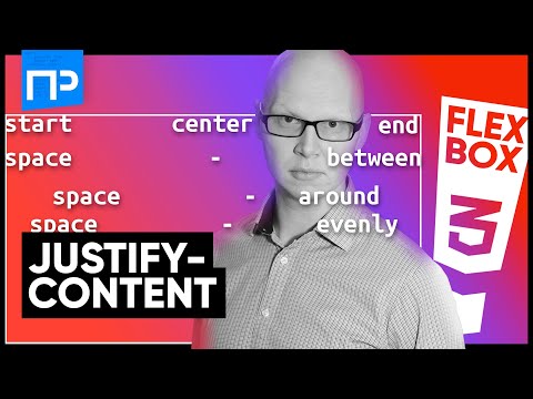 Видео: Выравнивание (justify-content) элементов в Flexbox