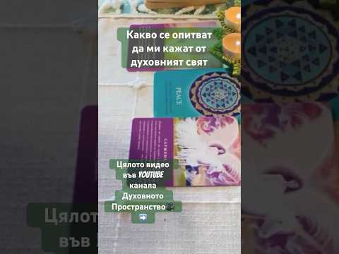 Видео: Какво се опитват да ми кажат от духовният свят🕊️ #любов #нумерология #ангел #архангелмихаил