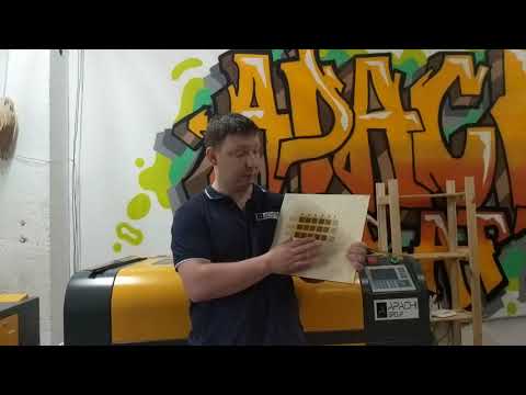 Видео: Как добиться разного цвета гравировки!? За что отвечает мощность и скорость при гравировки?