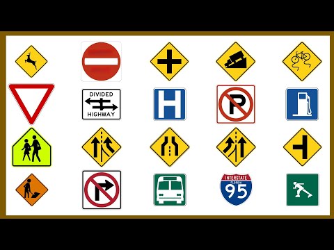 Видео: 30 дорожных знаков, которые нужно знать, чтобы сдать экзамен по вождению 🚦✅
