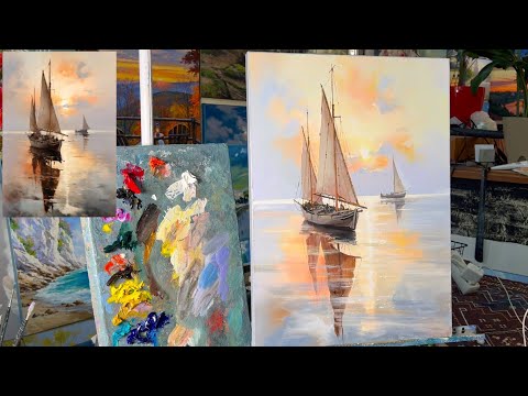 Видео: Подробный видеоурок "Мраморное отражение" длительностью 1 час 32 мин можно приобрести на Saharovs.ru