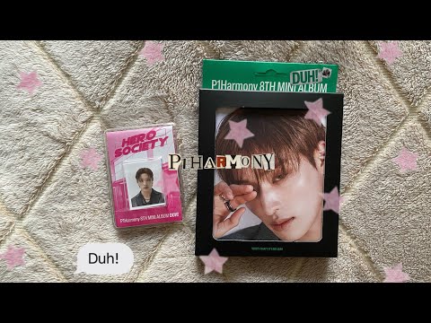 Видео: недавние покупки & распаковка p1harmony duh! 