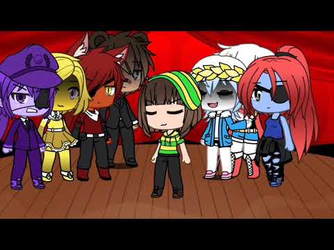 Видео: Песенный батл фнаф 1 vs андертейл //Gacha life//