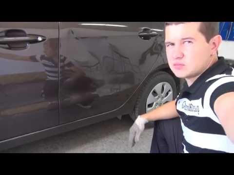 Видео: Два залома на двери. Делаем без покраски.