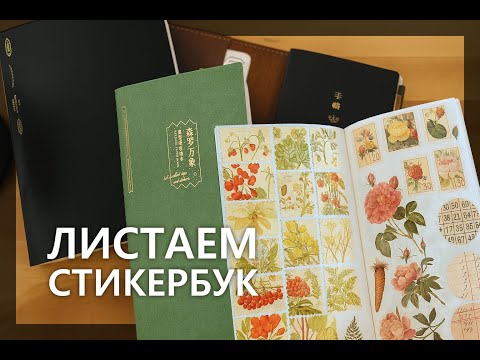 Видео: Листаем мой новый стикербук