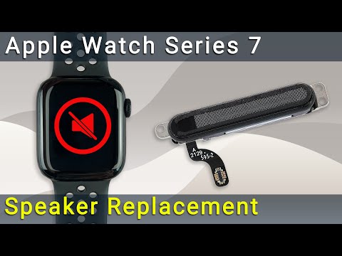 Видео: Замена динамика Apple Watch Series 7: исправление искаженного звука