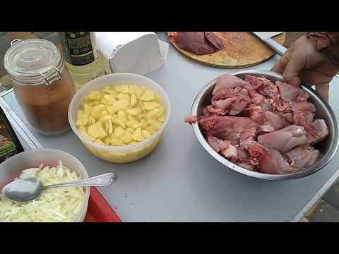 Видео: КРОЛИК В КАЗАНЕ ООЧЕНЬ ВКУСНОЕ БЛЮДО!!! Обжиг казана.
