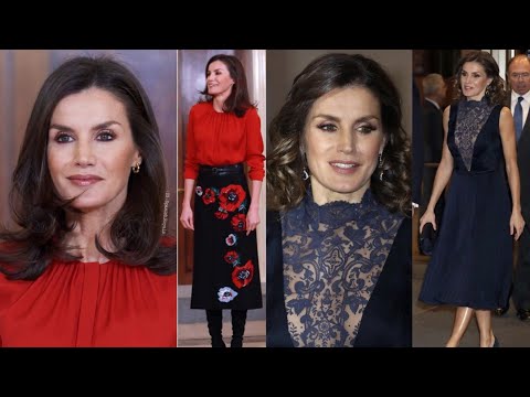 Видео: Очень красивая и стильная королева Испании Летиция. Мода и стиль/Испанская королевская семья/Биог...