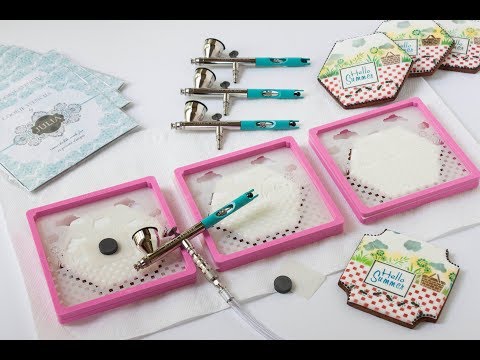 Видео: Массовое производство с использованием многослойных трафаретов для печенья