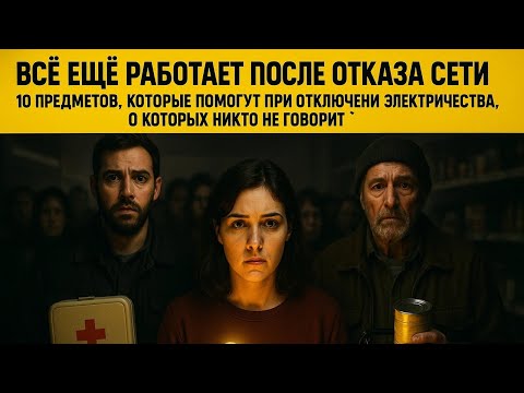 Видео: 10 дешевых предметов для дома, которые будут работать после отключения электросети из-за ЭМИ