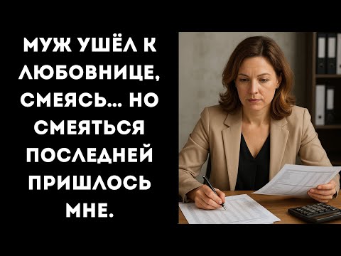 Видео: МУЖ ушёл к любовнице, смеясь… Но смеяться последней пришлось мне.