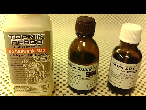 Видео: Рідкий каніфольний флюс Rf800 та Ozon 263AE, 261 (теж каніфольні)🔬
