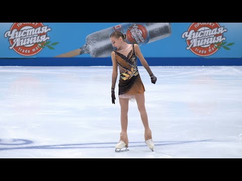 Видео: Sofia Muravieva - RusNats 2022 - FS / Софья Муравьева - ЧР 2022 - ПП - 25-12-2021