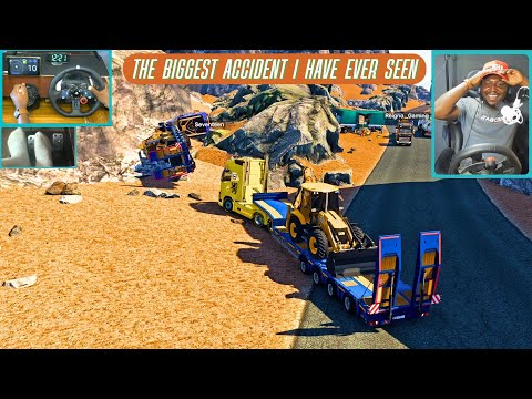 Видео: Грузовик Volvo 1400 л.с. — Приключения в конвое | Euro Truck Simulator 2 с рулевым колесом Logite...