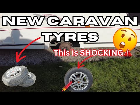 Видео: Установка новых шин на наш подержанный караван сэкономила мне 100 фунтов стерлингов!