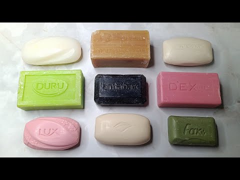 Видео: Dry Soap Cutting🥒🕷🍓Резка сухого мыла _11