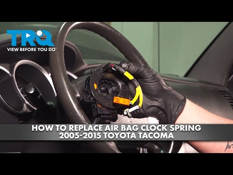 Видео: Как заменить часовую пружину подушки безопасности на Toyota Tacoma 2005-2015