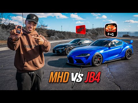 Видео: Как увеличить мощность MK5 Supra до 500 л.с. с помощью MHD | MHD против JB4