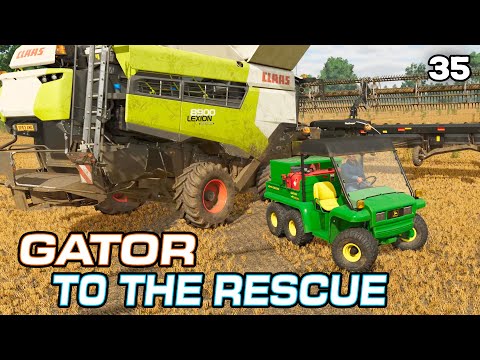 Видео: АЛЛИГАТОР СПАСАЕТ СИТУАЦИЮ! | Сакслингем — Farming Simulator 25 — Эпизод 35