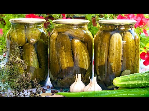Видео: 🥒МАРИНОВАННЫЕ ОГУРЦЫ НА ЗИМУ по семейному рецепту "Хрустящие"!