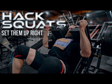 Видео: Как настроить гакк-приседания для БОЛЬШИХ квадрицепсов и ног с тренером по гипертрофии Джо Беннеттом