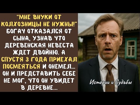 Видео: Мне внуки от колхозницы не нужны!'' - богач отрёкся от сына, узнав о деревенской невесте...