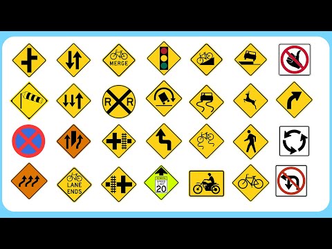 Видео: 20 самых важных дорожных знаков для экзамена по вождению, которые вам НУЖНО знать 🚦 | Тест с объя...