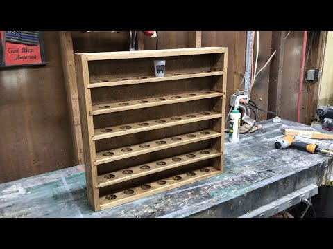 Видео: Витрина для рюмок