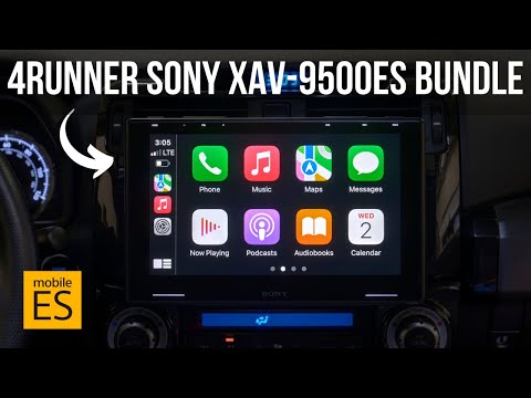 Видео: Установка комплекта Plug & Play для Toyota 4Runner Sony XAV-9500ES | Toyota 4Runner 2014–2023 гг.