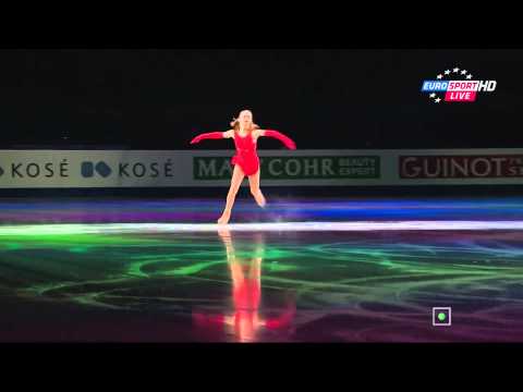 Видео: Юлия Липницкая  ЧМ 2014 в Сайтаме  Показательные выступления
