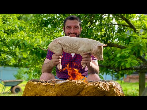 Видео: ПОРОСЁНОК в ТАНДЫРЕ за 0$. КАРТОШКА с КУРДЮКОМ.