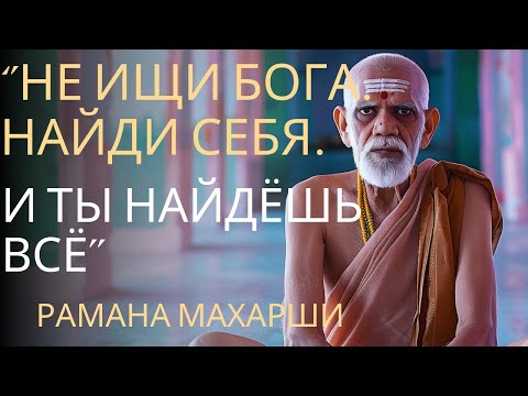 Видео: "Не ищи Бога. Найди Себя. И ты найдёшь Всё." Рамана Махарши