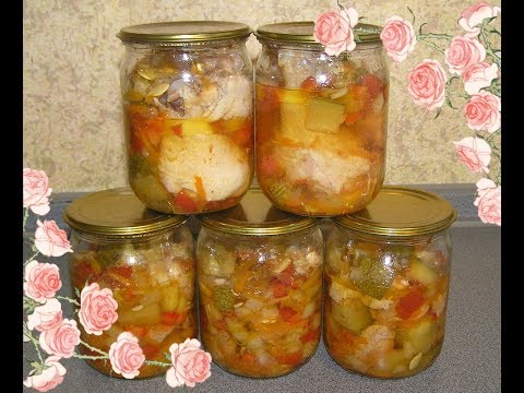 Видео: Курица с овощами в автоклаве