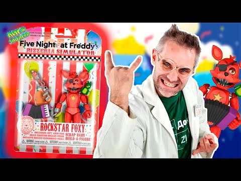 Видео: РОКСТАР ФОКСИ - РАСПАКОВКА! ДОКТОР ЗЛЮ И АНИМАТРОНИКИ ФНАФ: РОК-ГРУППА FNAF И ROCKSTAR FOXY!