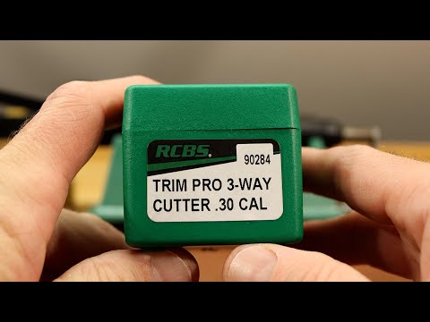 Видео: RCBS Trim Pro 3-сторонний резак