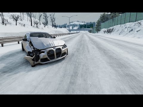 Видео: ЗИМА, ЛЕТНЯЯ РЕЗИНА, АВАРИИ, ДРИФТ(BEAMNG)