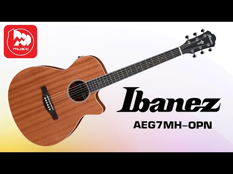 Видео: IBANEZ AEG7MH-OPN - Электроакустическая гитара