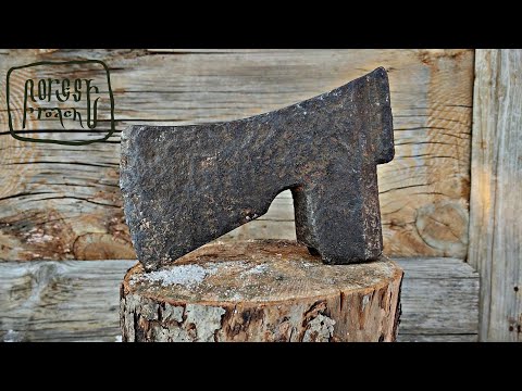 Видео: Восстановление СТАРИННОГО топора|Финский топор BILLNAS