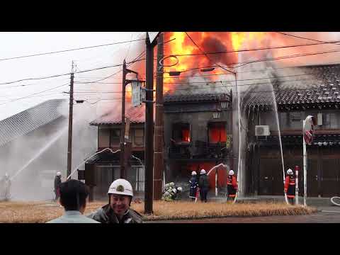 Видео: Произошел пожар_20240312 Япония