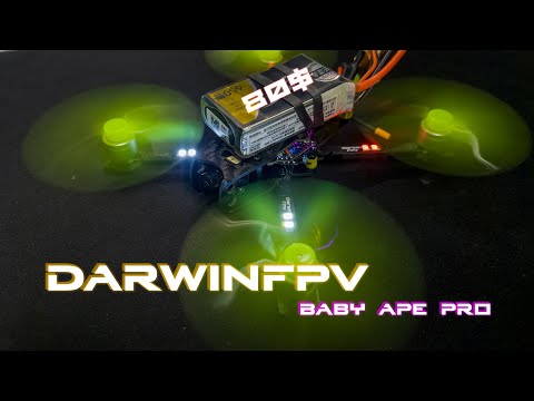 Видео: Малыш, который косит под взрослого. Обзор коптера на 3 дюйма от DarwinFPV. [DarwinFPV Baby Ape Pro]