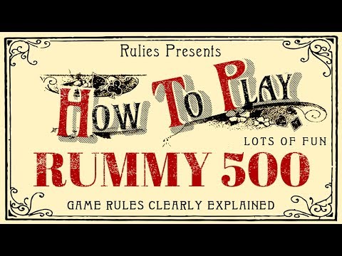 Видео: Рамми 500 | Правила понятны и понятны