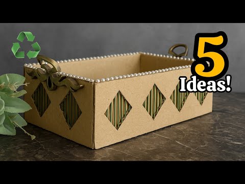 Видео: Из мусора — к вдохновению! 😍 Эти 5 идей из переработанных материалов просто невероятны! 🧠