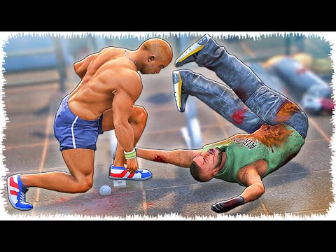 Видео: Джонни качоктардан оңбай таяқ жеді (GTA V)