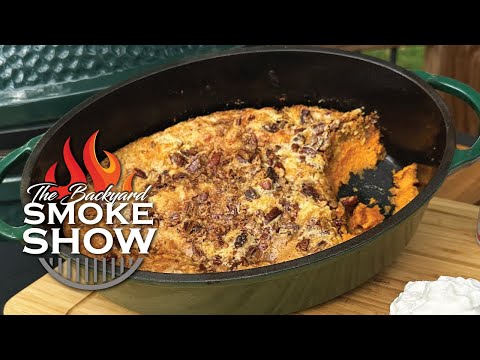 Видео: Тыквенный пудинг с орехами пекан на Big Green Egg | Осенняя выпечка в лучшем виде