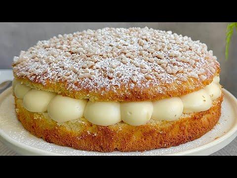 Видео: Самый популярный легкий десерт во ФРАНЦИИ! Тропезийский пирог! Французская выпечка!!