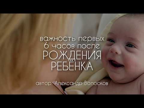 Видео: Важность первых 6 часов после рождения ребёнка | Александр Волосков