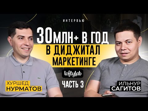 Видео: Бизнес на продвижении в интернете. Хуршед Нурматов о формуле успеха LoftyLab. Часть 3