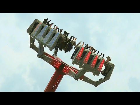 Видео: Развлекательные аттракционы в парке Гагарина в Самаре